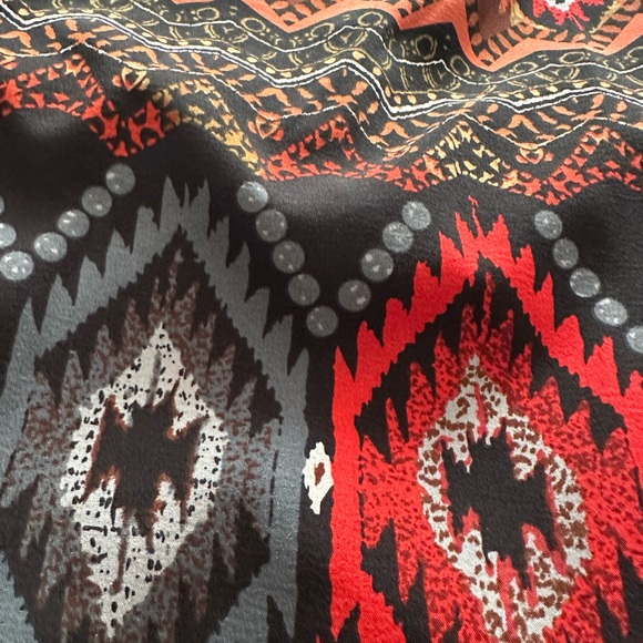 Ashley Stewart Multicolor Tribal Pants - Picture 2 of 8